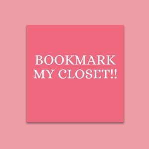 ❤️❤️❤️“Like” this post to bookmark my closet!!!